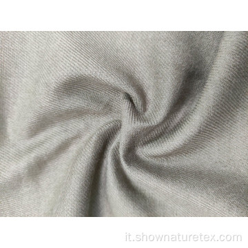 Tessuto twill di lino e rayon